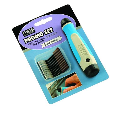 Set promocional desbarbador de turrón Noga tools s