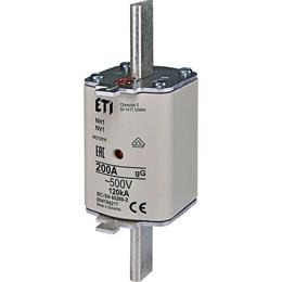 Fusibile lamellare Eti 200a - 500v din nh1 gg | Pezzi da 3 pezzi