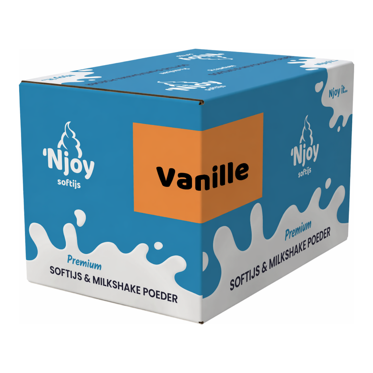 Njoy 7% vanilleijs vloeibaar ijsmix (10 liter)