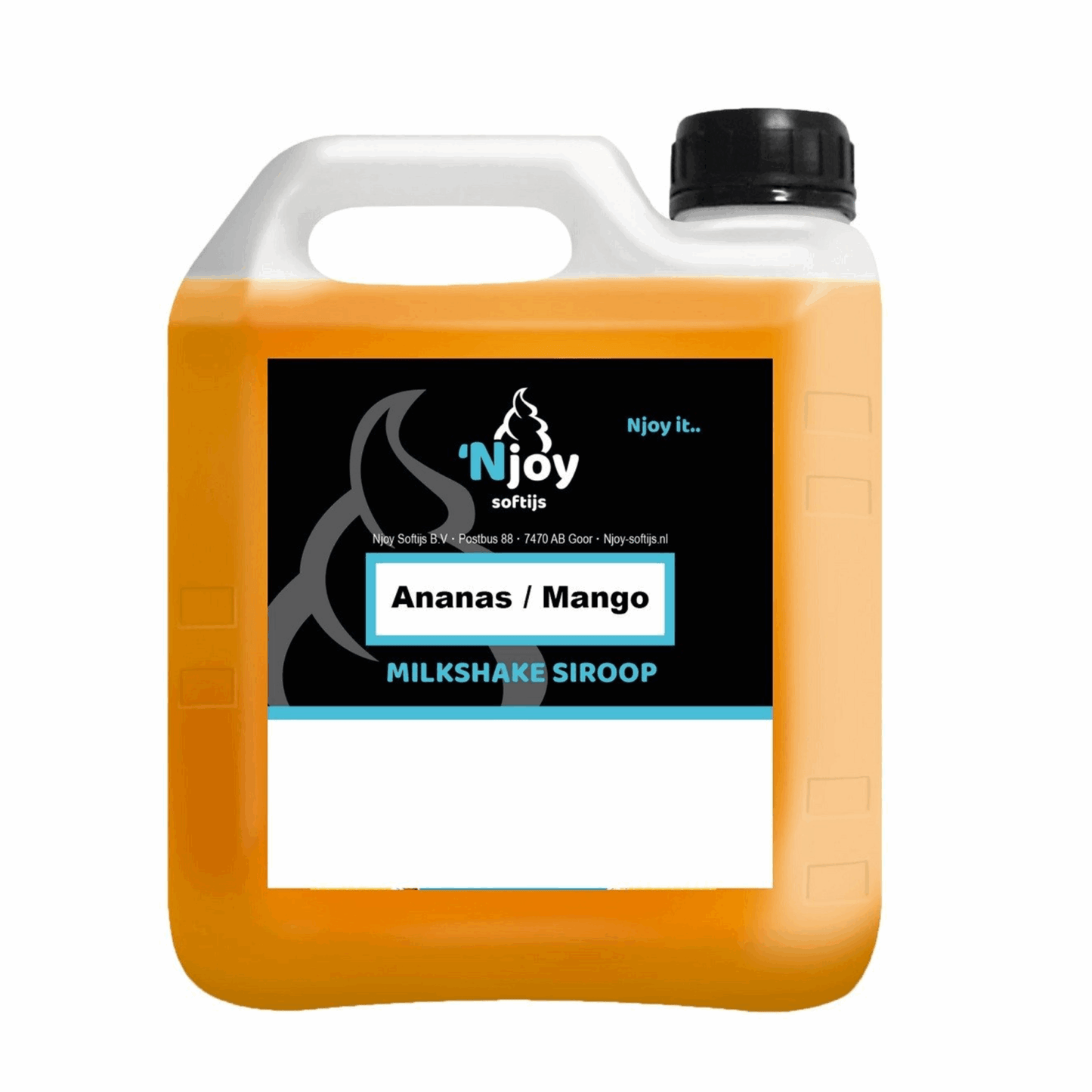 Njoy shakesiroop mango ananas (2 liter)