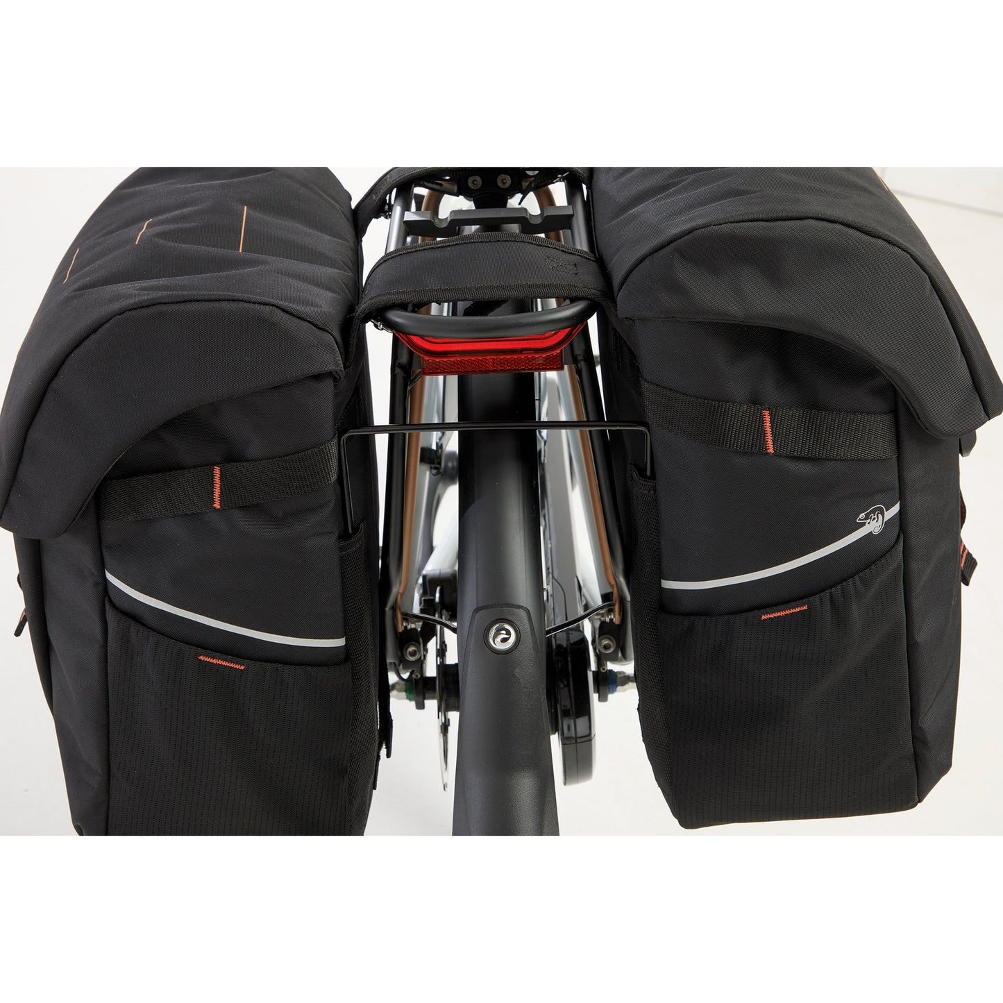 Newlooxs new looxs dubbele tas vigo double . new looxs twin bags vigo double sw orange