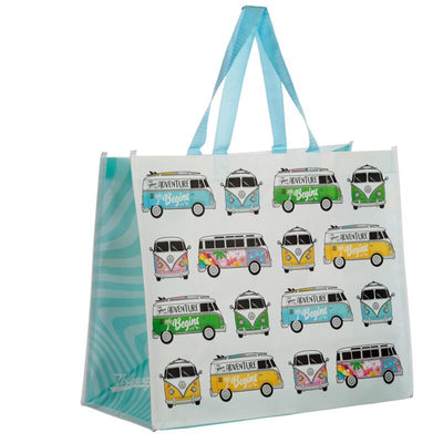 Volkswagen Van VW T1 Summer Duurzame Shopper Bag