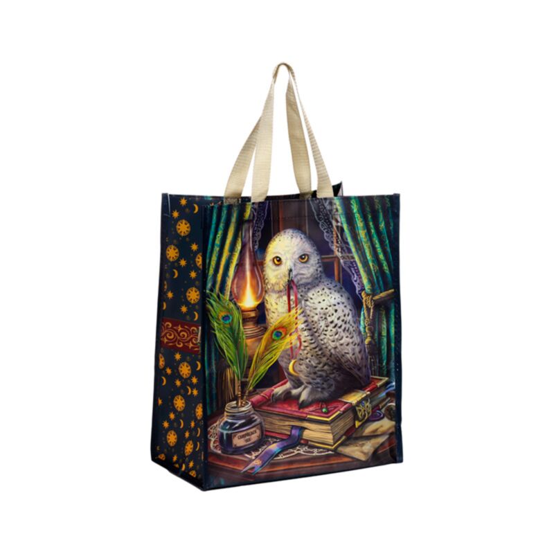 Lisa Parker Wachter de Proverbs Owl Shopper Bag