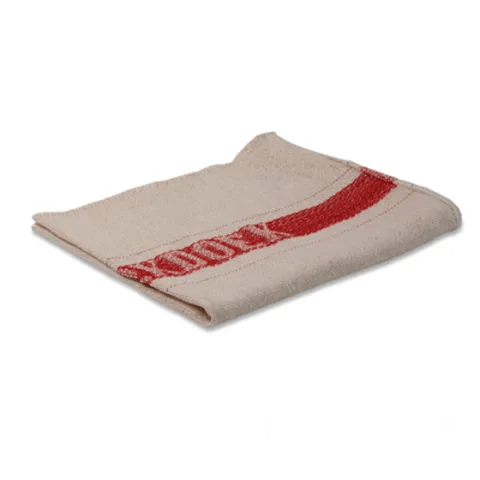 Asciugamano da lavoro Wecoline 100% cotone fascia rossa (10 pezzi)