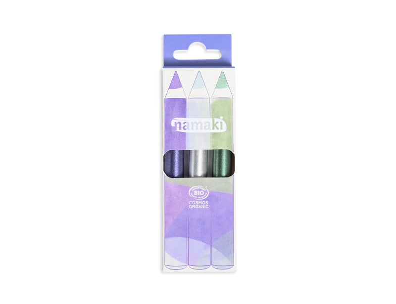 Pencil per trucco glitter Namaki - Moonlight - 3 pezzi.