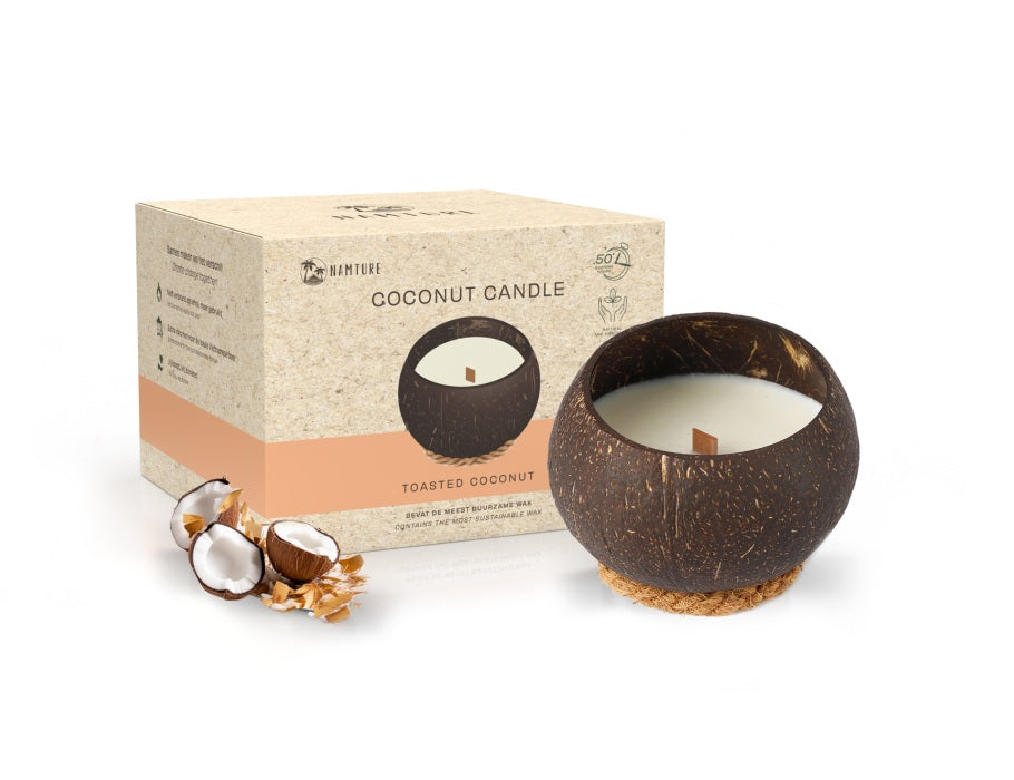 Namture cocco candele cocco tostato