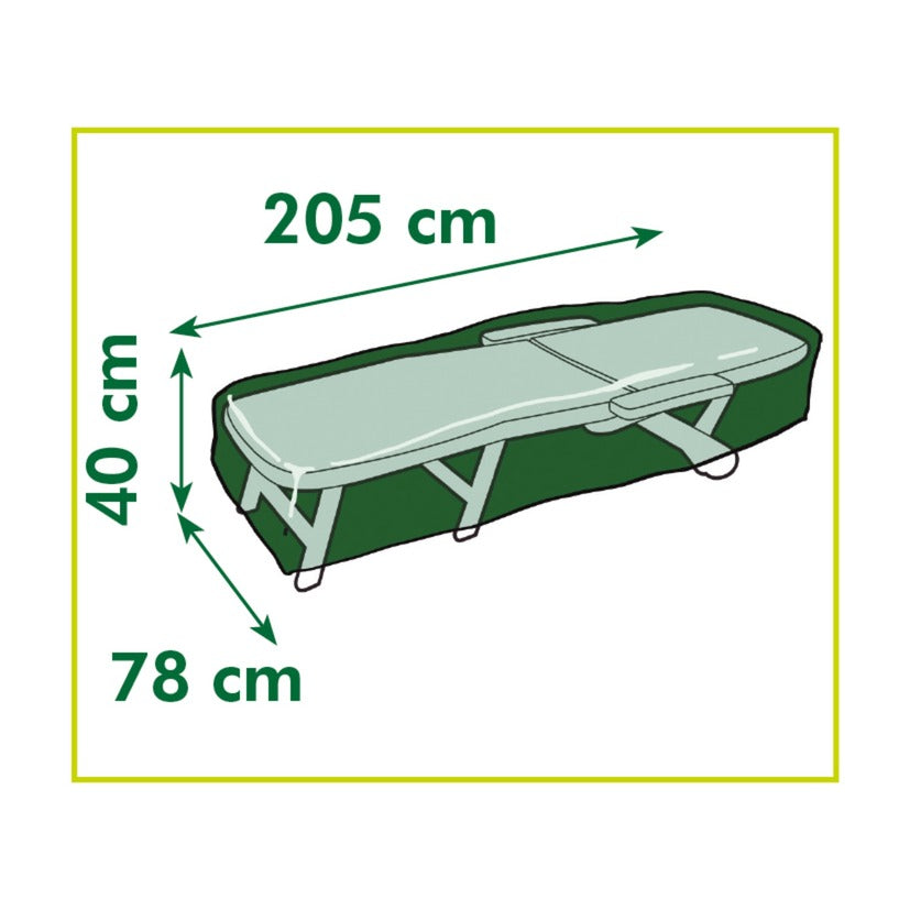 Copertura per mobili da giardino naturale per lettino