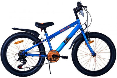Nerf Bicicleta para niños Niños de 20 pulgadas Azul Satin 2 Fragos de mano