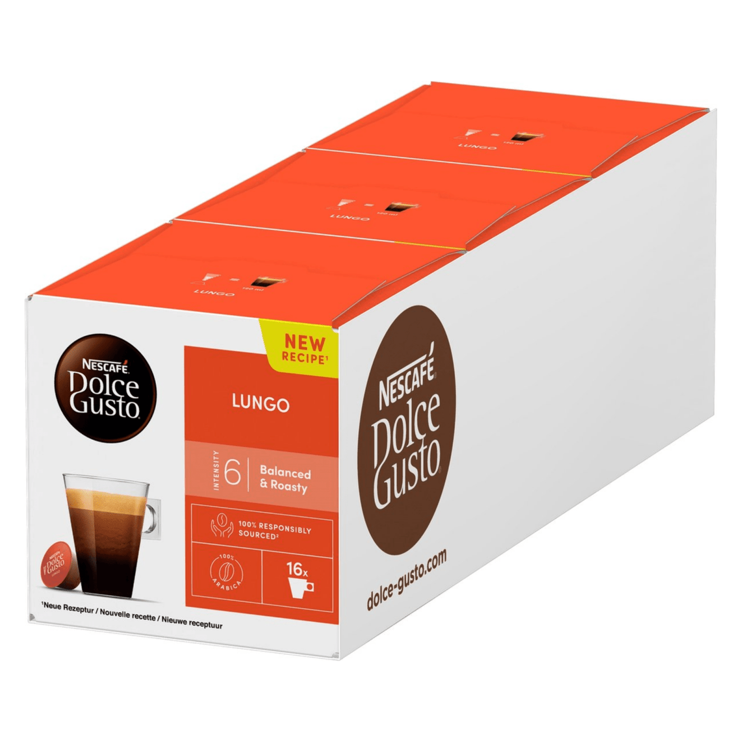 Nescafè dolce gusto 3x lungo (3 x 16 pezzi)