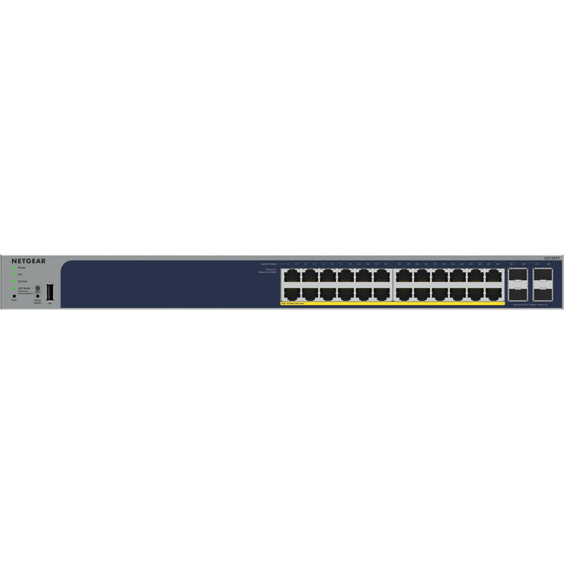 NetGear Gigabit Ethernet Poe+ Switch con 4