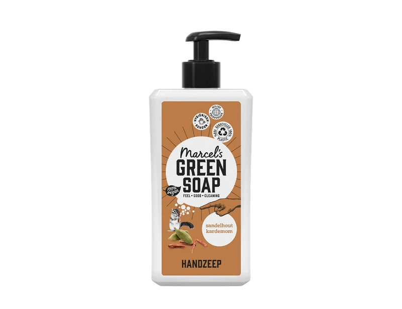 Marcels Green Sapone Green Hand Sandelhout Kardemom 500ml