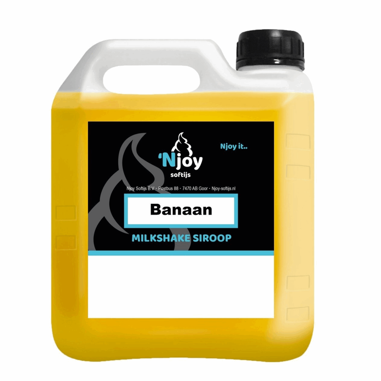 Njoy milkshake siroop banaan (2 liter)