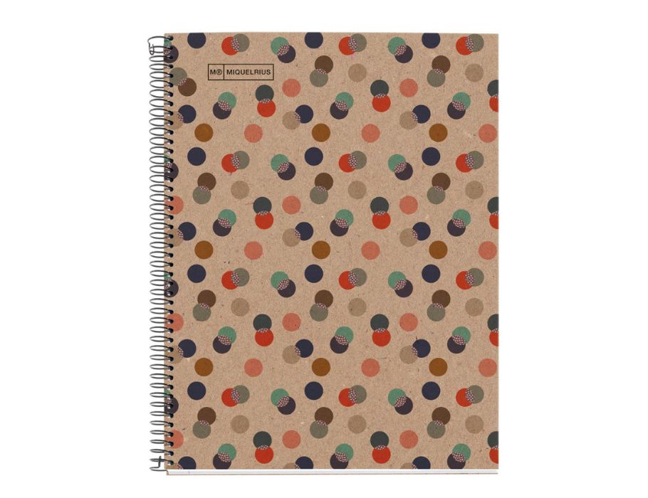 Miquelrius Notebook Eco Confetti A4 a scacchi 80 pagine