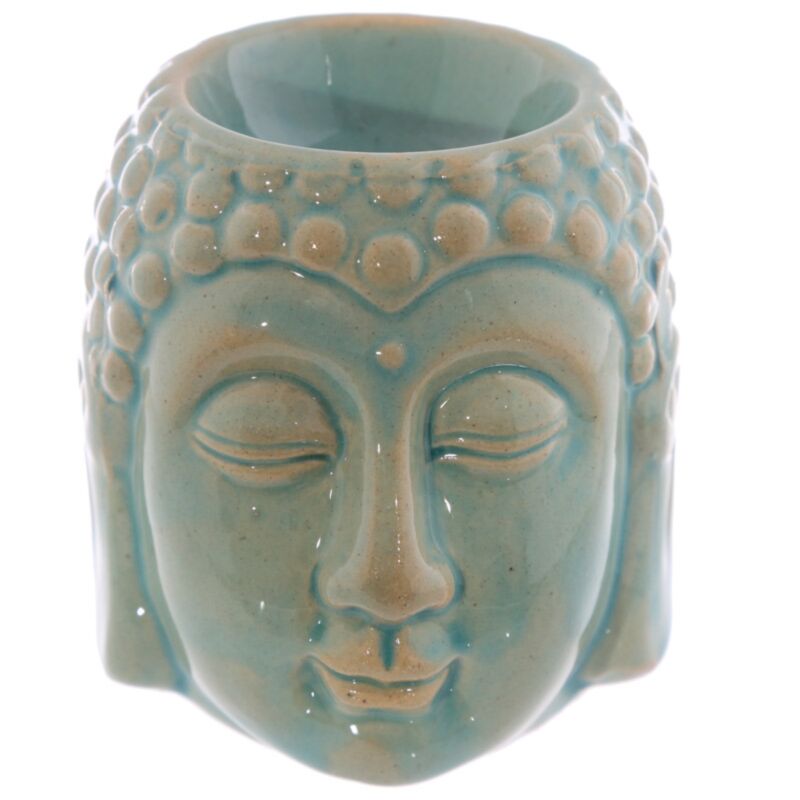 Bruciatore di fragranze crackelee glaze in ceramica BUDDHA - piccolo