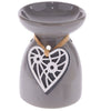 Bruciatore di profumo Eden in ceramica in legno