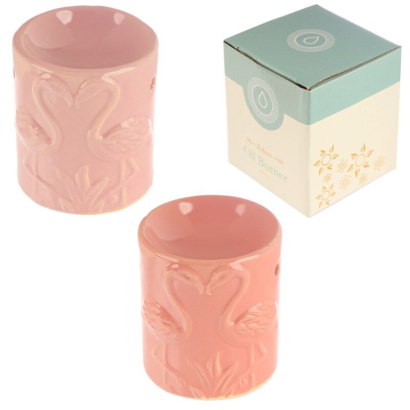 Bruciatore di odore in ceramica in fenico rosa Eden