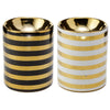 EDEN Gold Metallic Streep Burner di odore in ceramica - piccolo