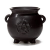 Witch -Boiler Pentagram Burner di odore in ceramica nera