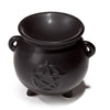 Witch -Boiler Pentagram Burner di odore in ceramica nera