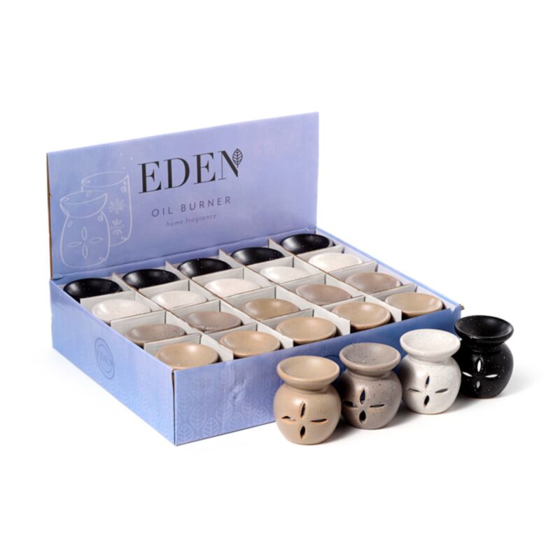 EDEN Small Stone Effect Burner di profumo di fiori scusato