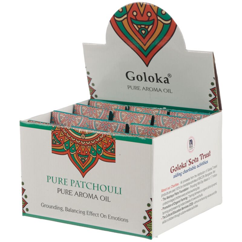 Pure Patchouli 10ml - Olio di fragranze di Goloka