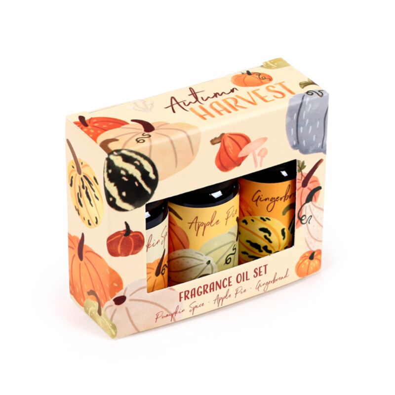 Conjunto de cosecha de otoño de 3 aceites de olor