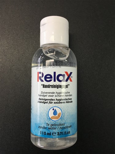 Relájate Gel de limpieza a mano 110 ml desinfectando 70% de alcohol