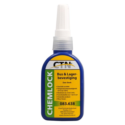 Loctite CTN Loctite 638 Borgic Green muy fuerte 50 ml