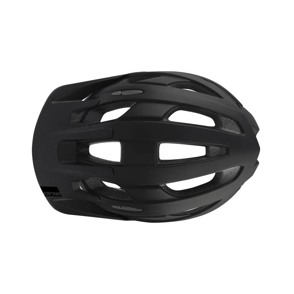 One Trail Bicycle Helmet Grigio scuro Black Size L (58-61 cm)