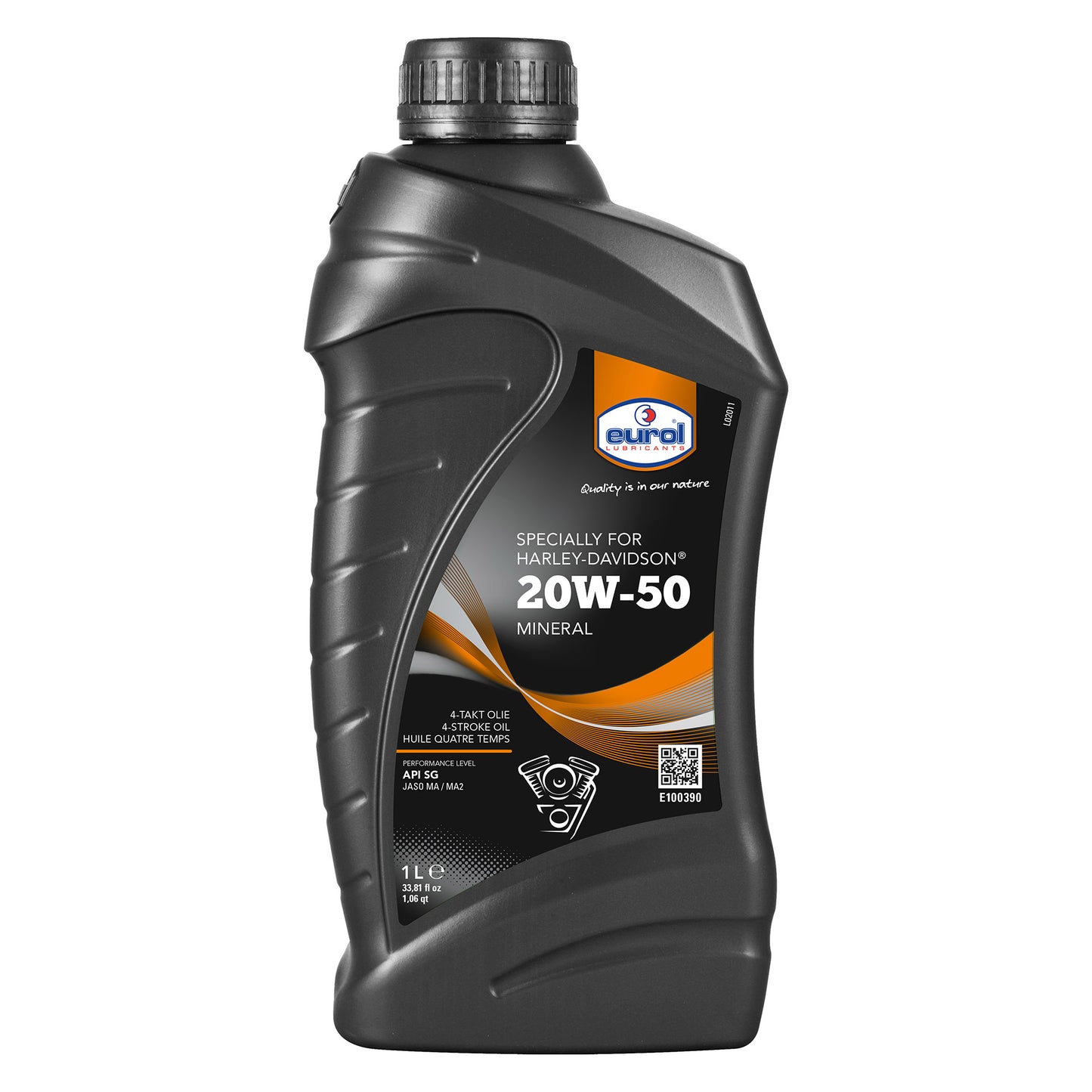 Eurol Harley Davidson SAE 20W50 API API de 1 litro SG CD