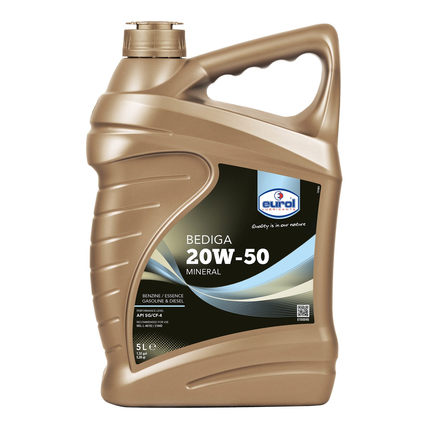 Eurol Carter Oil 20W50 SG CD de 5 litros API: SG CF4 Bediga