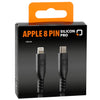 Optiline silicon kabel usb type c > apple 8 pin - 150 cm