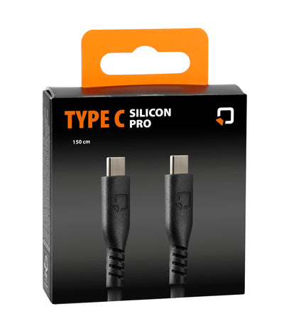Cable de silicona optilina Tipo USB C> USB Tipo C - 150 cm