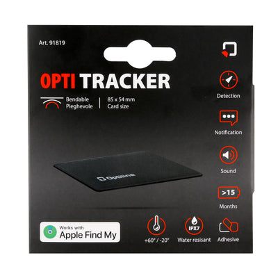 Optiline Tracker Flex, Localizador de adhesivos plegables ultra delgados