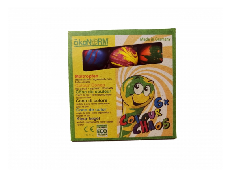 Ökonorm cera crayons multicolor pin 6 piezas