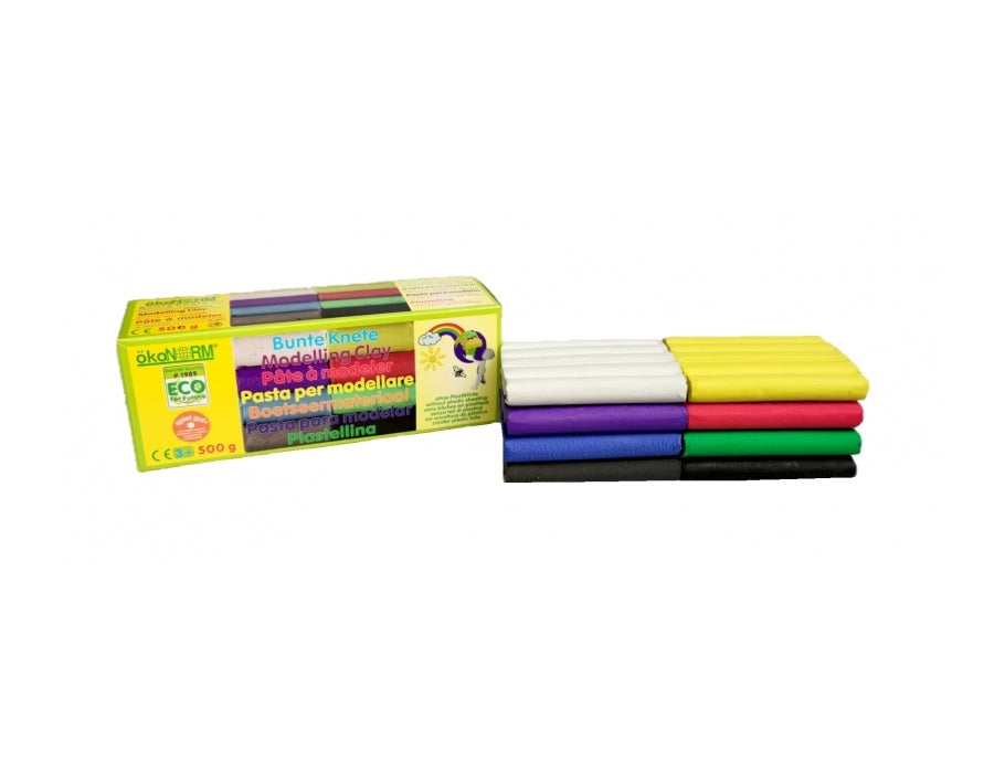 Ökonorm morbido argilla 8 colori 500gr
