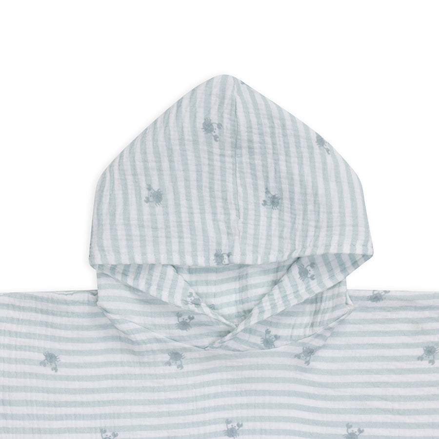 Crabby | Spiaggia idrofila verde verde poncho 52 x 52 cm