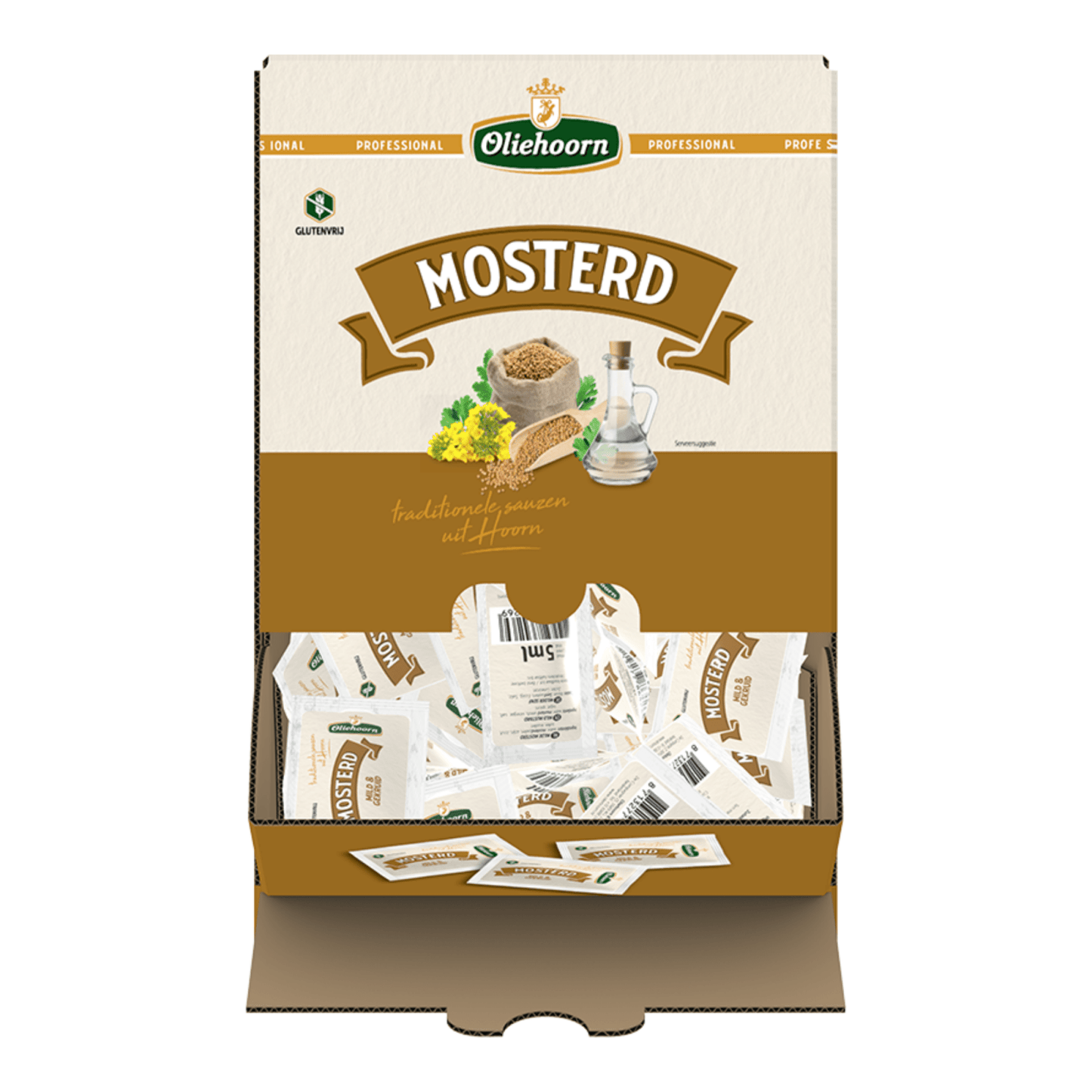 Bustine di senape Oliehoorn (450x 5 ml)