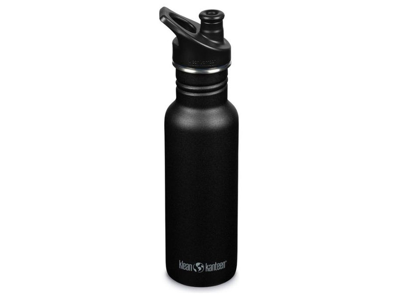 Klean kanteen drinkfles - classic - narrow - sportdop - 532 ml (18 oz) - zwart