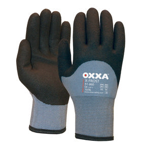 Oxxa handschoenen x-frost 51-860 grijs zwart (maat 11) xxl