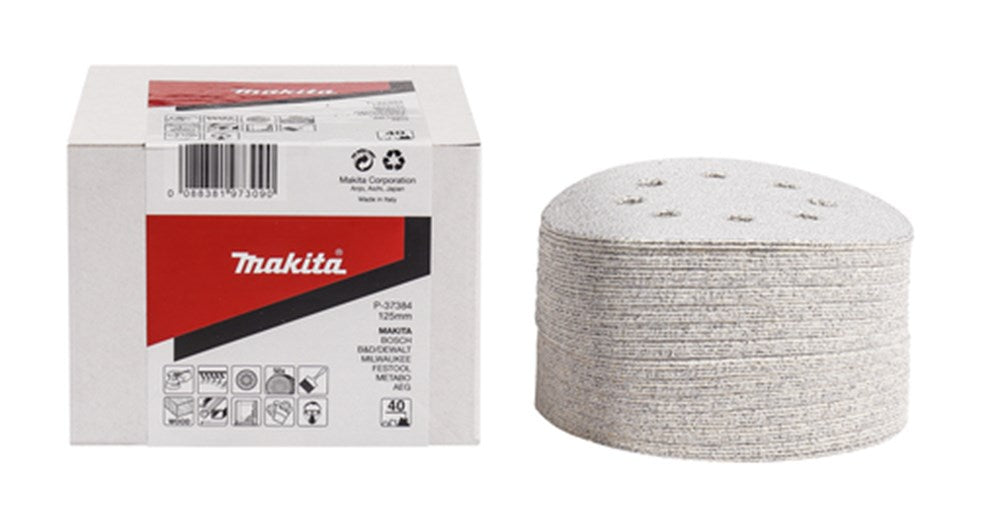 Makita accessoires schuurschijf k80 125 w.v. 50 - p-37409 - p-37409