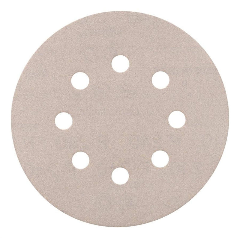 Disco de lijado Makita 125mm k240 velcro blanco (50uds)