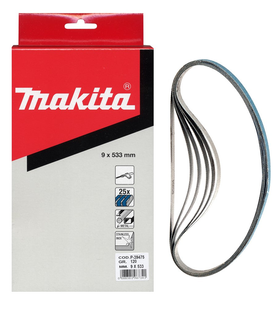 Makita accessoires schuurband blue lengte 533mm breedte 9mm korrel 100 - p-39469