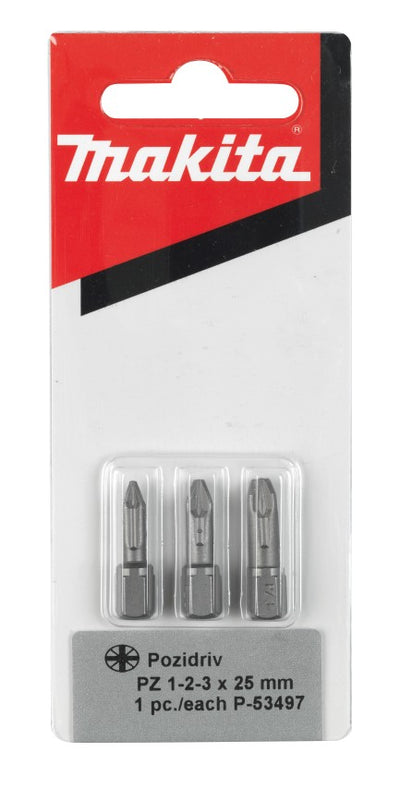 Accesorios Makita punta para atornillar pz1 2 3x25mm - p-53497