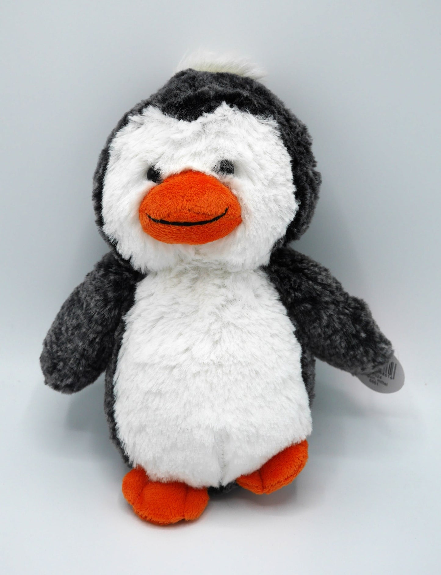 Pinguino peluche realizzato in dimensioni di 23 cm di peluche molto morbide
