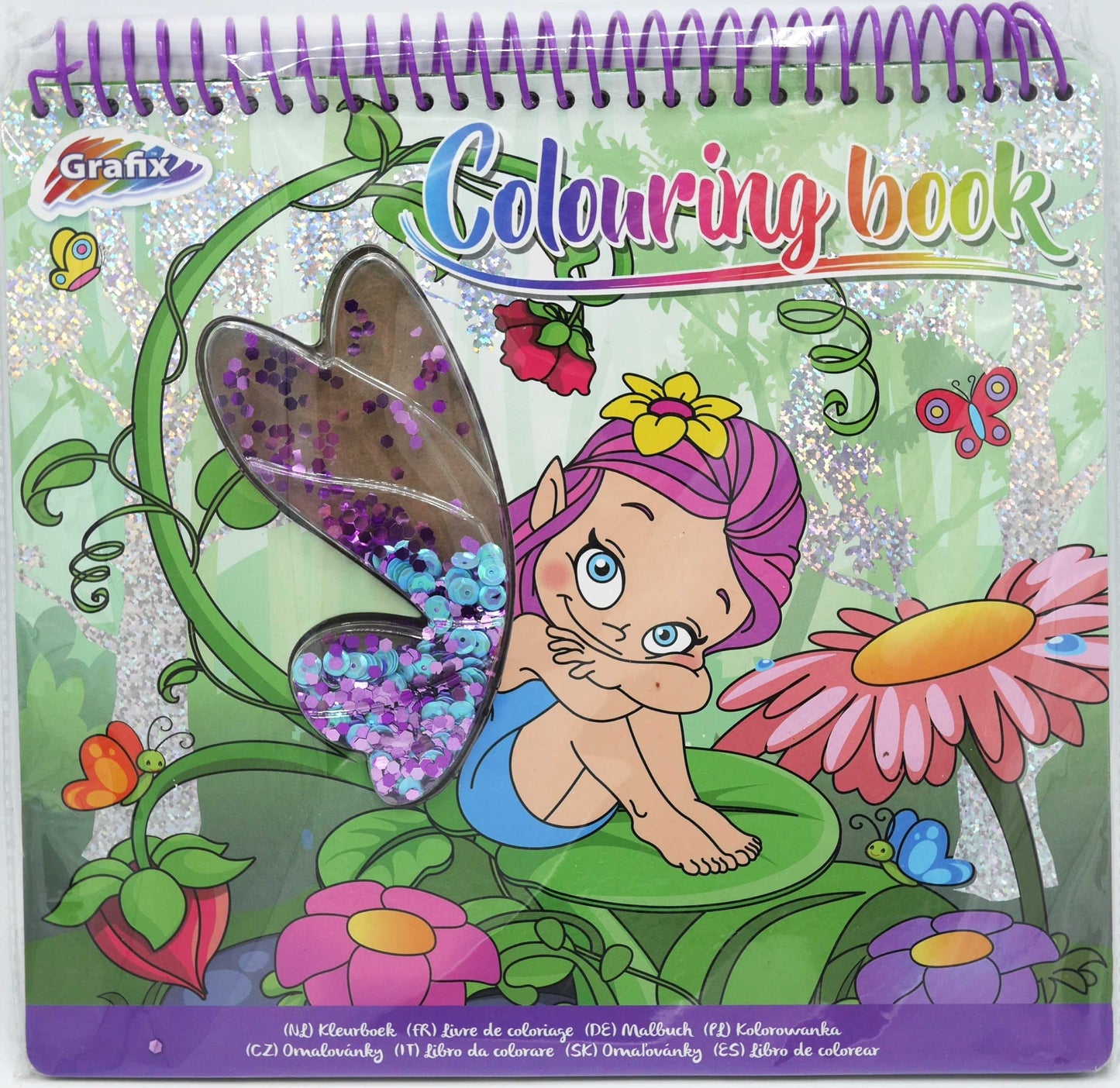 Bongers Toys Elfjes Color Book 20 Page APO; S con calcomanías de hadas