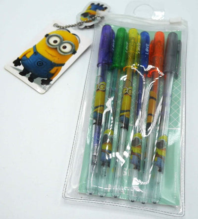 Pic 6 gelpennen van dispicable me