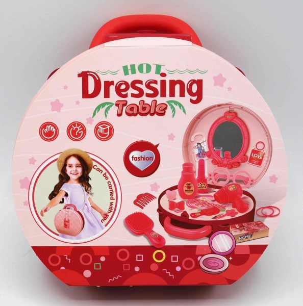 TAVOLO DI JONOTOYS, tavolo da trucco con accessori a 20 pezzi