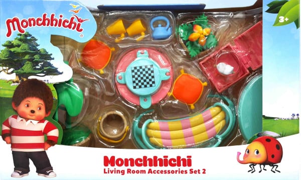 monchhichi woonkamer accessoire set 2