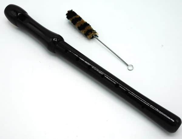 Registro de madera con barra de limpieza